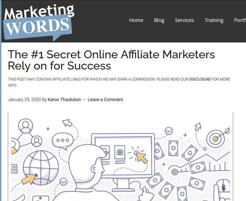 The #1 Secret Affiliate Marketers Rely on for Success