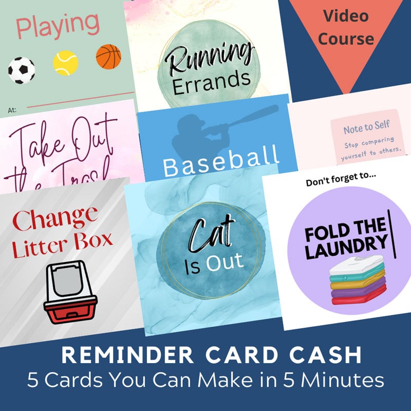 Reminder Card Cash
